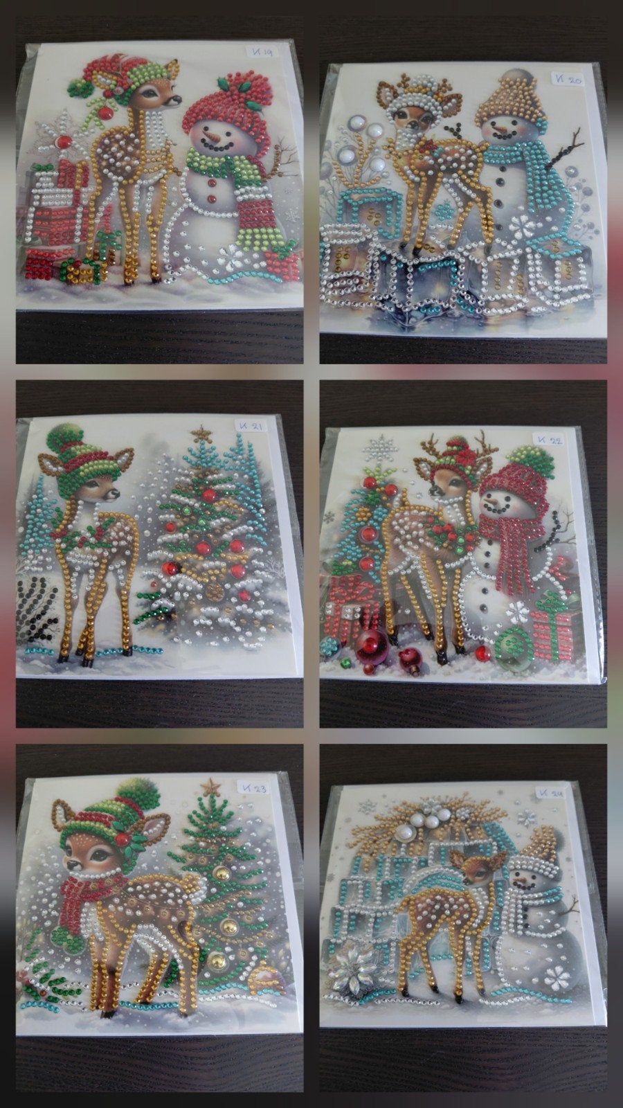 Diamond painting kerstkaart, Ophalen, Nieuw, Kerst