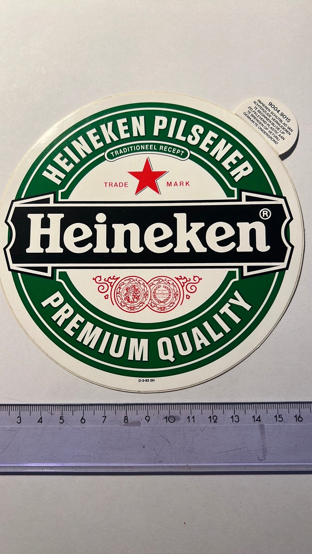 Heineken sticker, Verzamelen, Stickers, Ophalen of Verzenden, Zo goed als nieuw, Bedrijf of Vereniging