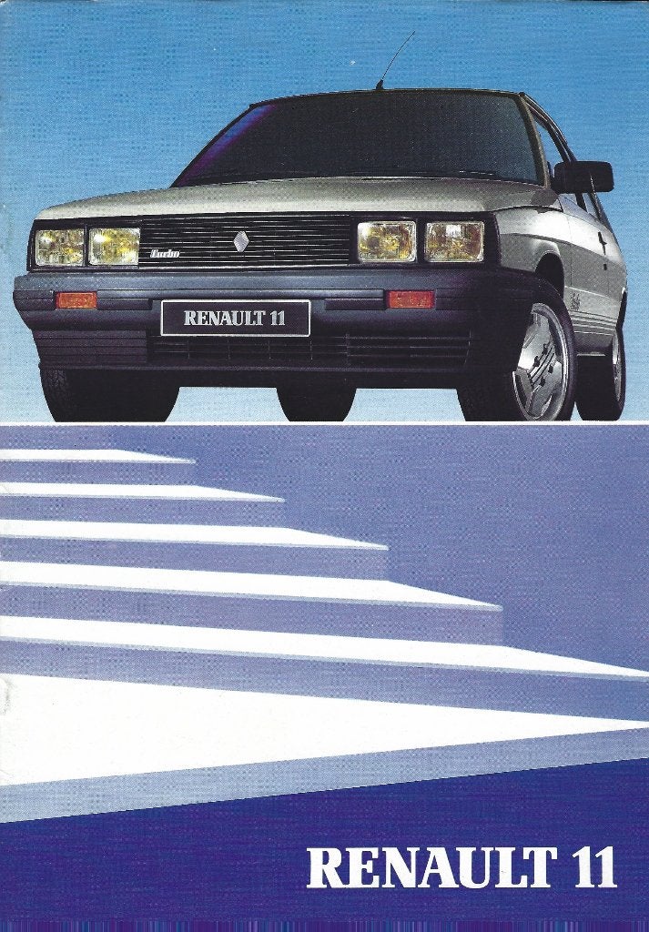 Folder Renault 11 1985, Ophalen of Verzenden, Gelezen, Renault