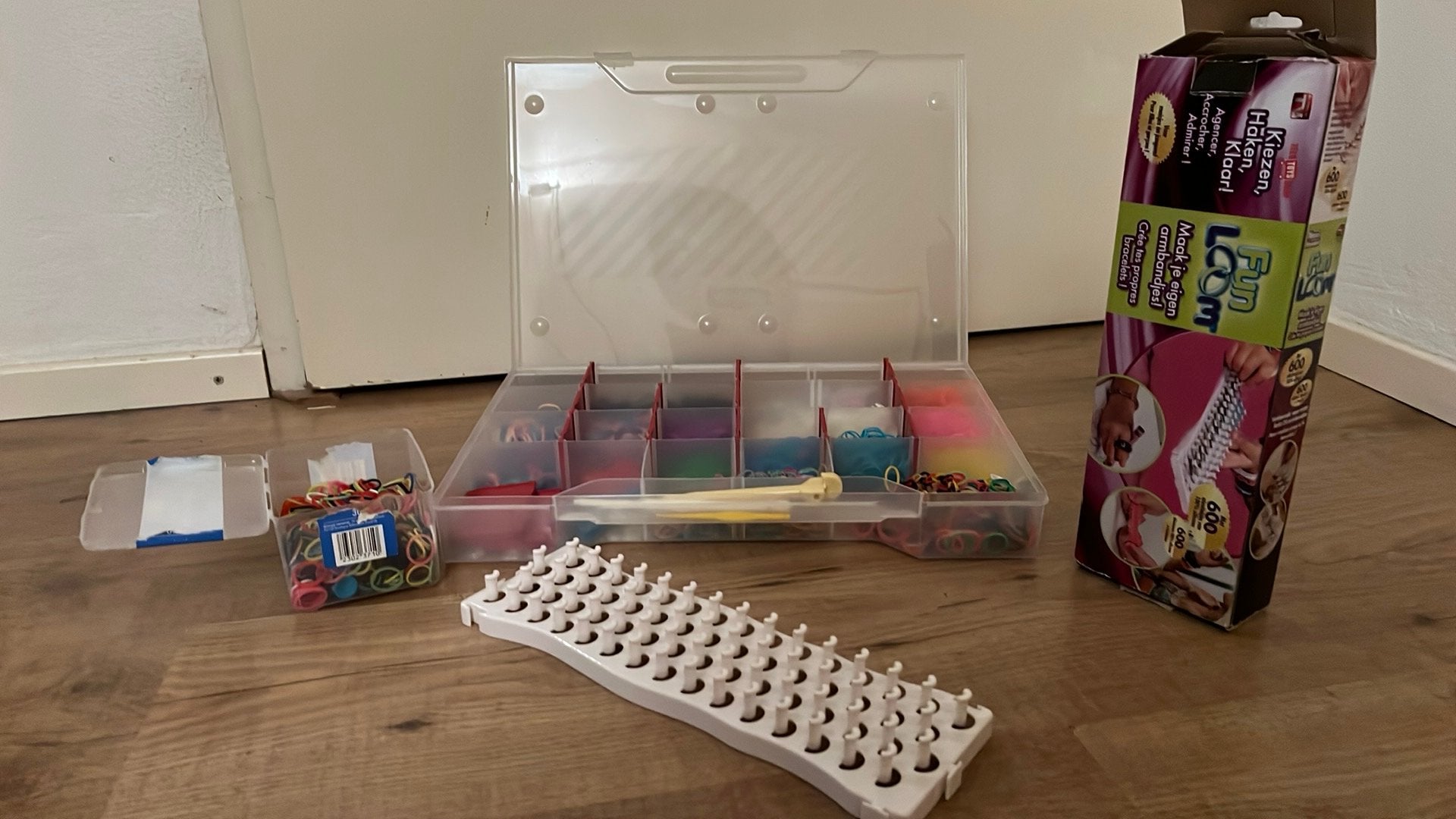 Fun loom haakset compleet, Ophalen of Verzenden, Zo goed als nieuw