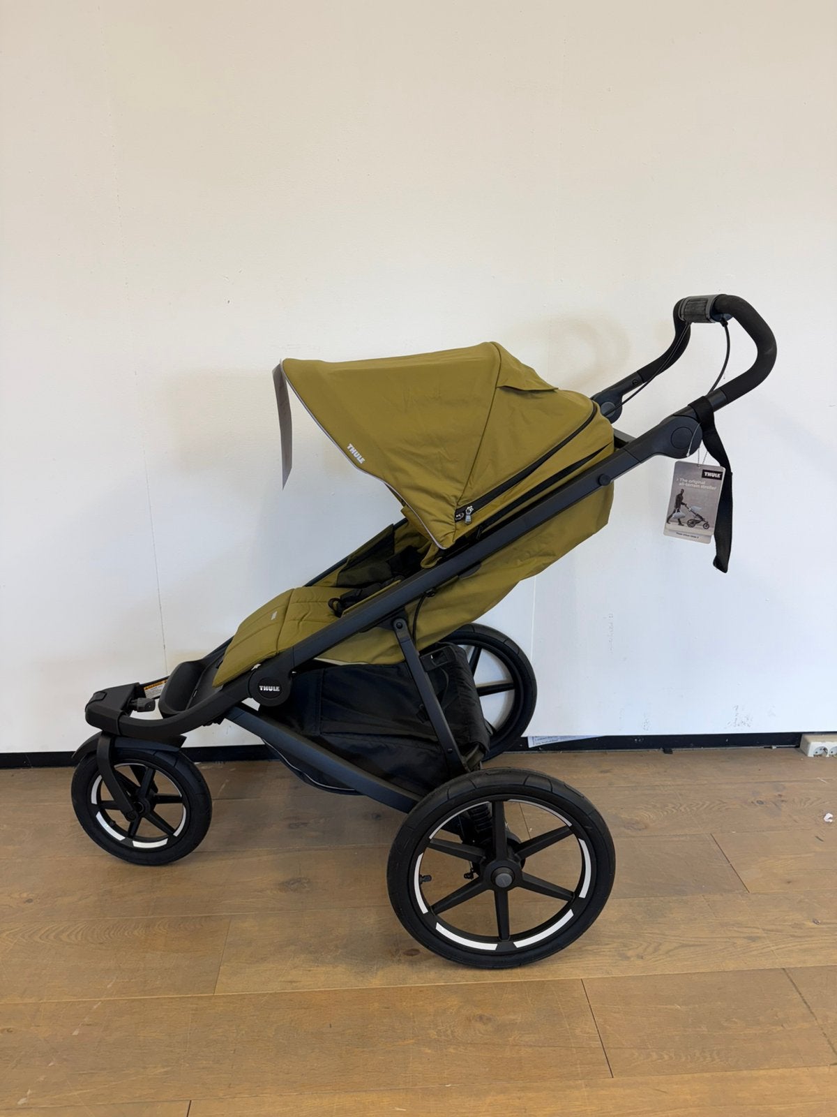 Thule Urban Glide 3 kinderwagen - Nutria Green, Ophalen, Zo goed als nieuw
