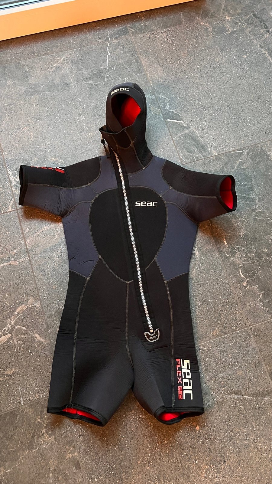 Seac 5 mm neopreen heren vest voor koud water. Maat L., Ophalen of Verzenden, Gebruikt, Overige typen