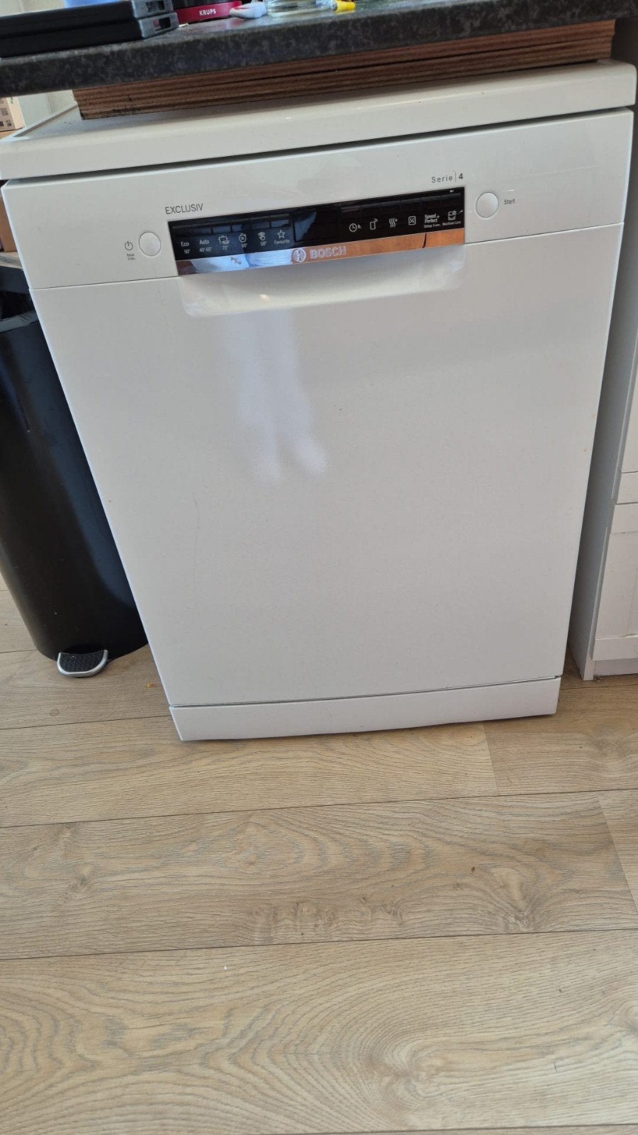 Bosch Serie 4 Exclusiv vaatwasser, Ophalen, 60 cm of meer, Eco programma, Zo goed als nieuw