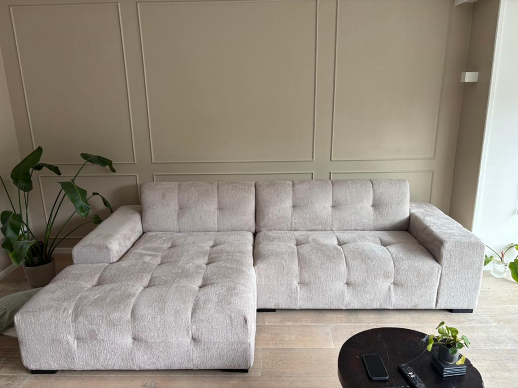 Gloednieuwe San Antonio hoekbank Zitmaxx, Huis en Inrichting, Banken | Complete zithoeken, Ophalen, Nieuw, Stof