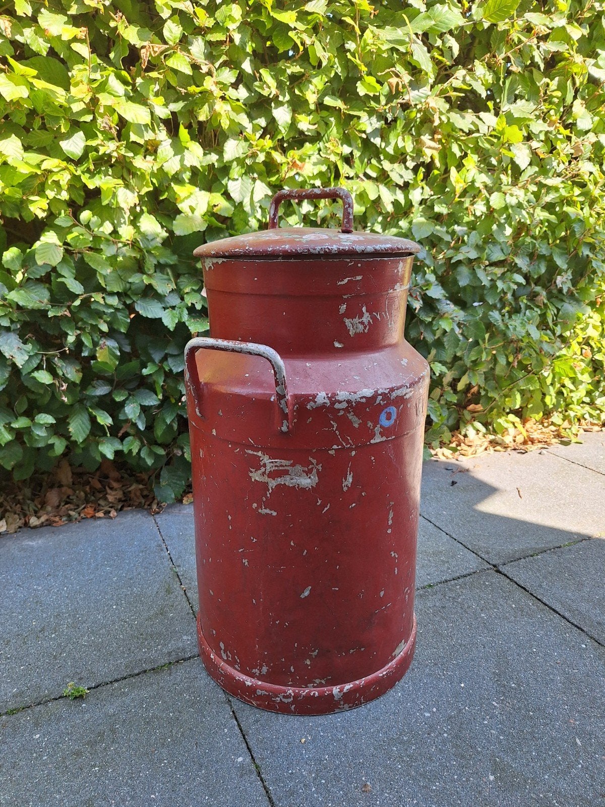 Oude melkbus beschilderd, Ophalen, Gebruikt