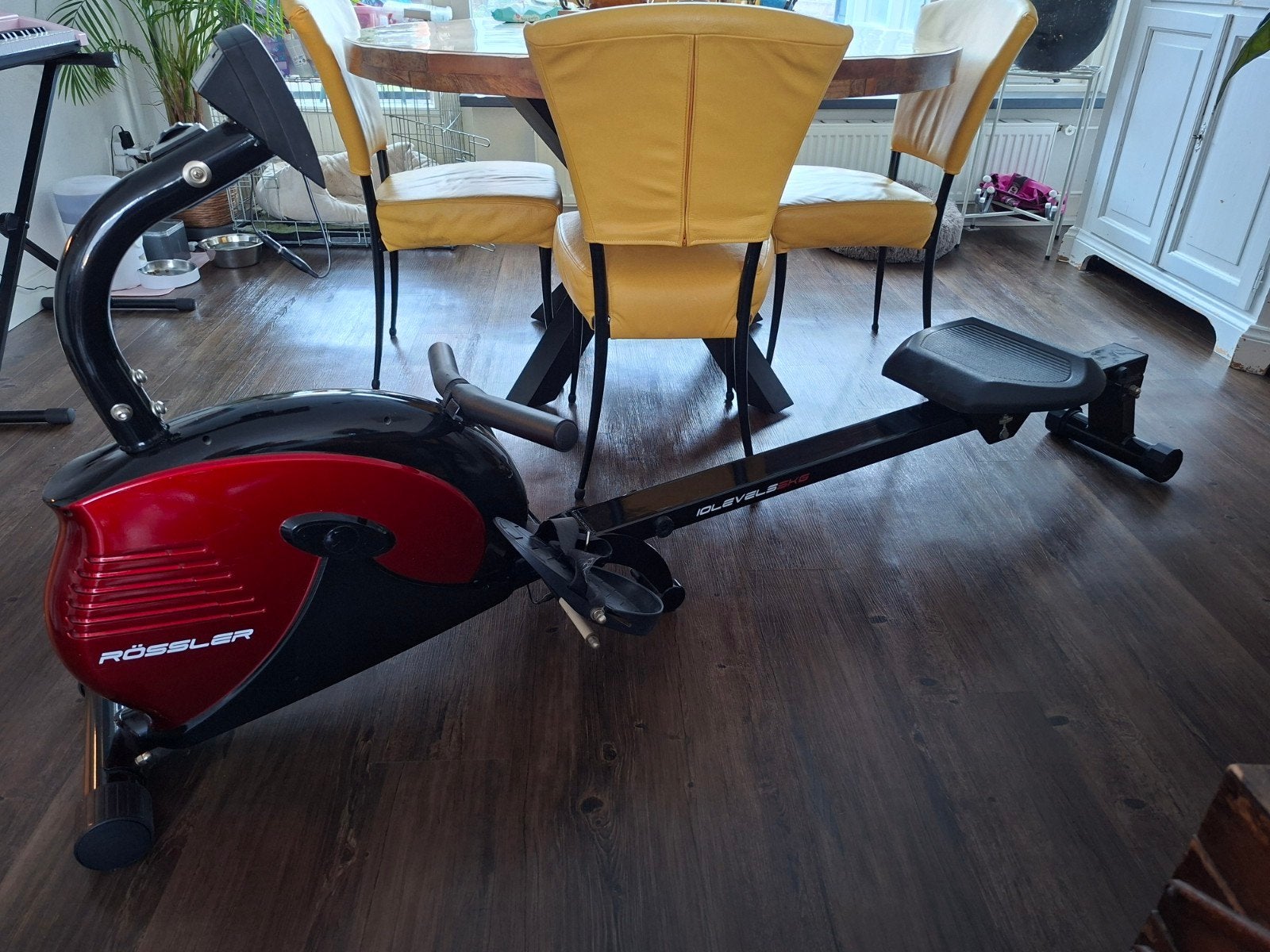 Rössler Speedrower Roeitrainer, Ophalen, Benen, Gebruikt, Metaal