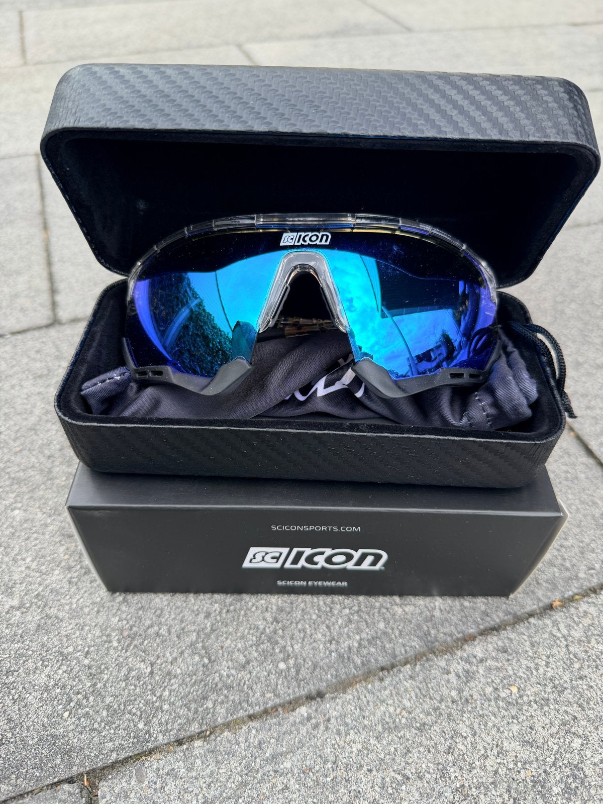 Scicon Aerotech XXL - Multimirror Blauw Zonnebril, Sieraden, Tassen en Uiterlijk, Overige merken, Zonnebril, Blauw, Ophalen of Verzenden