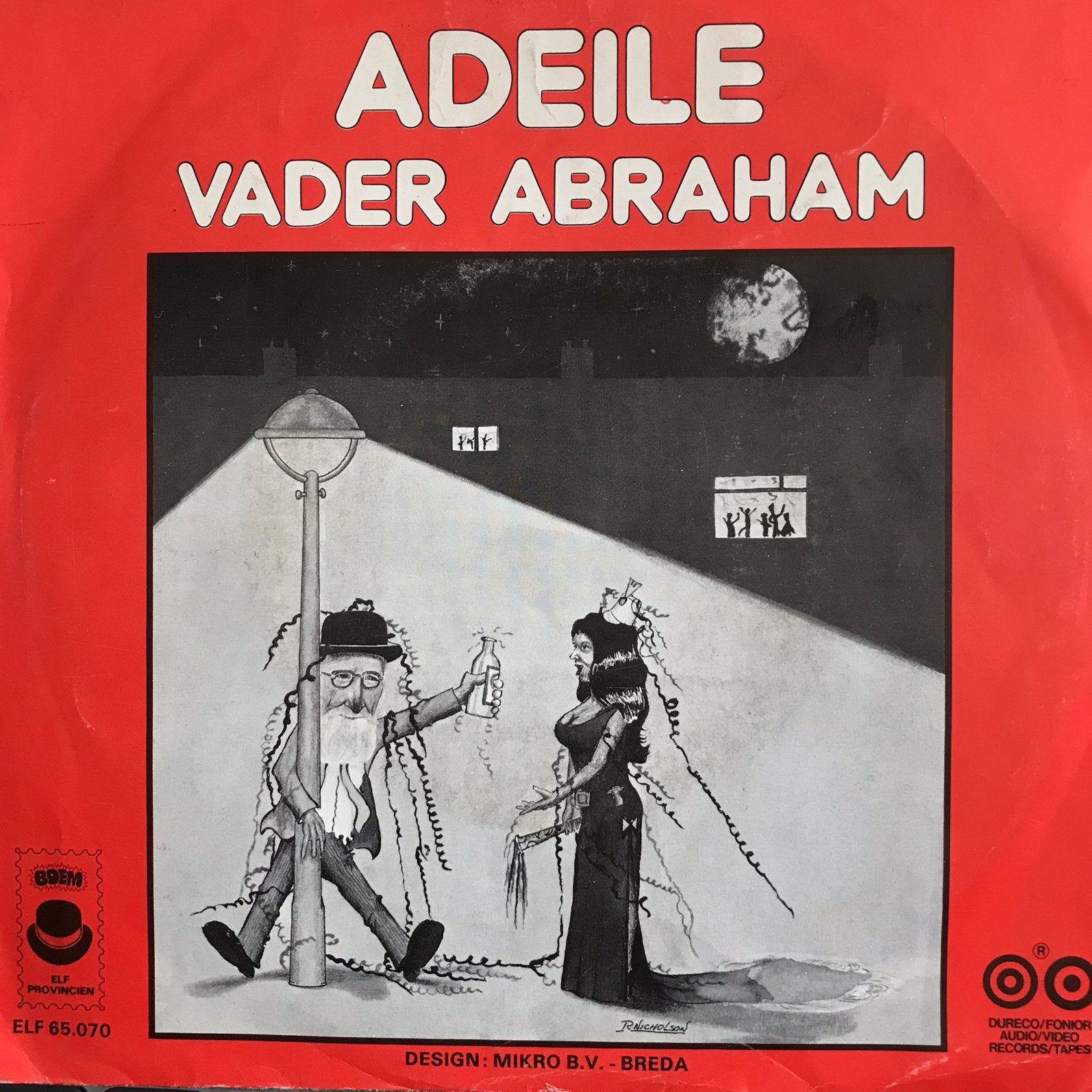 Vader Abraham - Adeilie / ‘n klap op m’n kontje, Ophalen of Verzenden