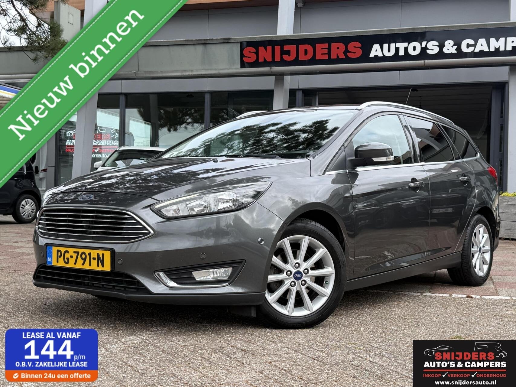 Ford Focus Wagon 1.5 TDCI Titanium,super goed onderhouden, Auto's, Stof, Gebruikt, 4 cilinders, 140 €/maand