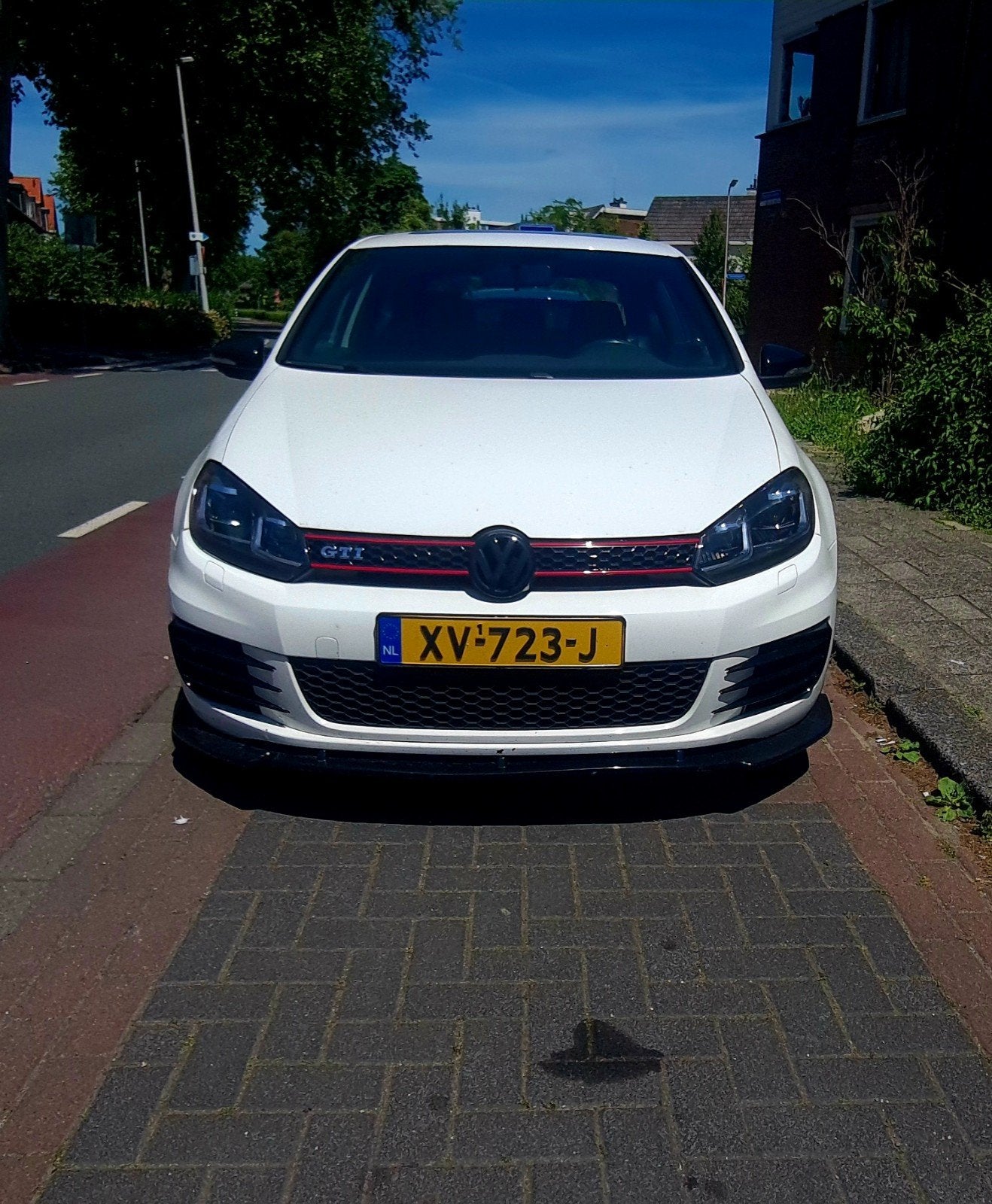 Volkswagen 2012 Wit, Auto's, Voorwielaandrijving, Euro 5, Stof, Zwart