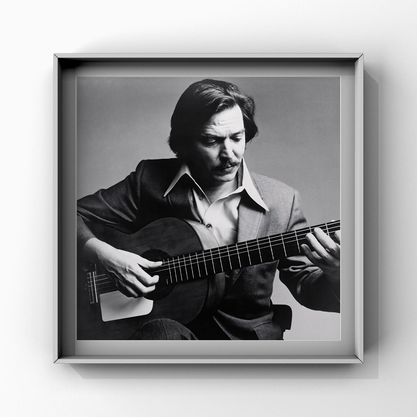 1x Carlos Jobim 1970s | bossa nova | braziliaanse muziek, Ophalen of Verzenden, Schilderij