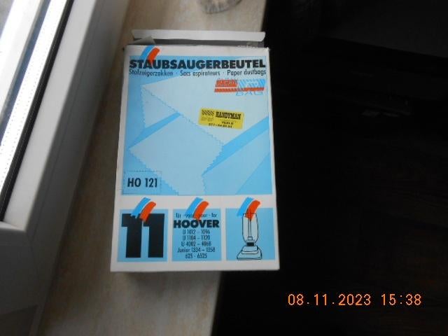 stofzuigerzakken HO121 Hoover en stofzuigeropstuk aquapur, Ophalen of Verzenden, Nieuw