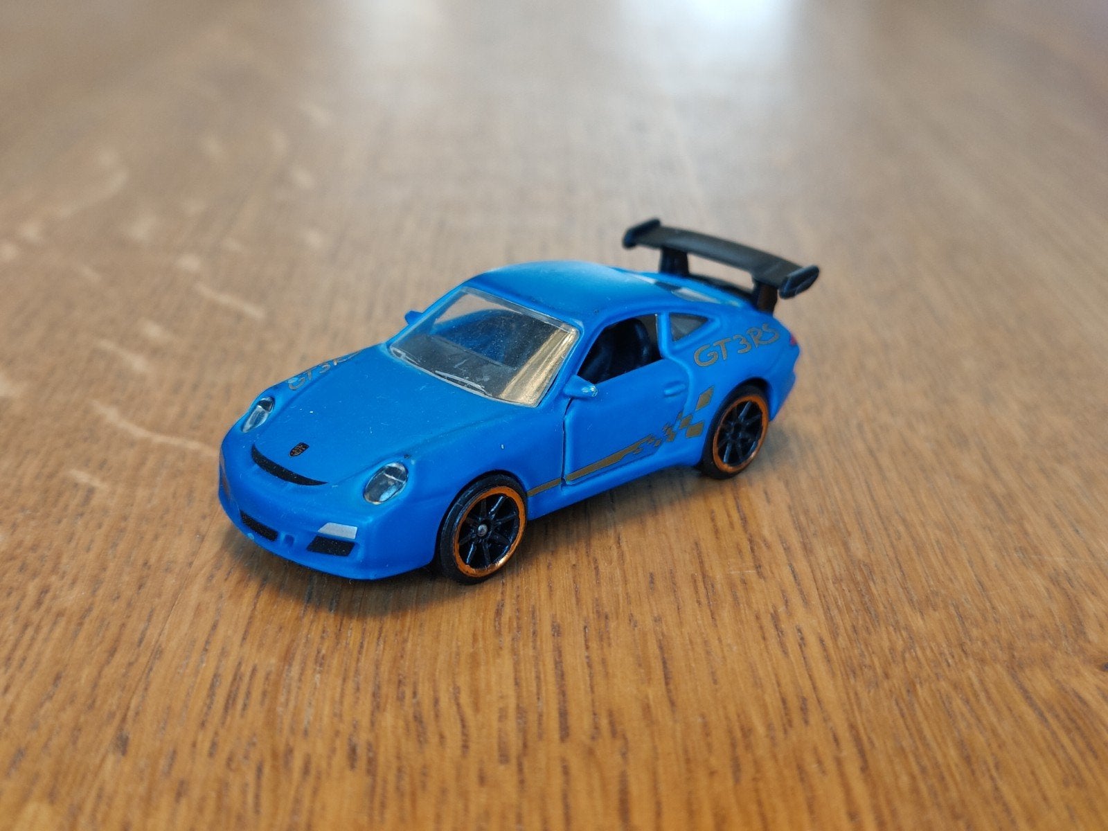 Majorette Porsche 911 GT3 RS BLAUW, Ophalen of Verzenden, Auto