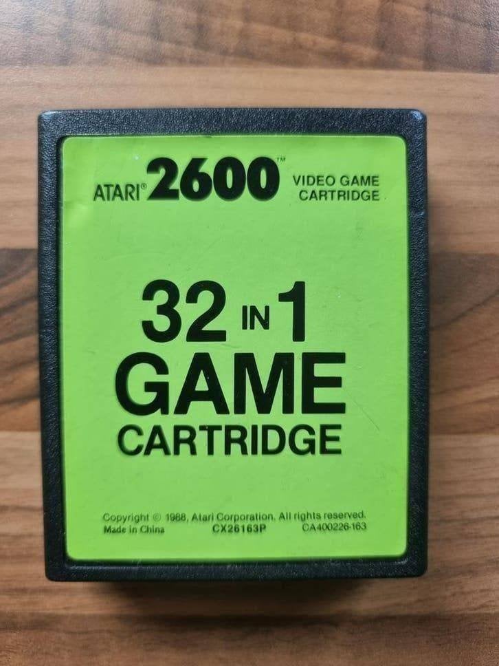 Atari 2600 32 in 1 cartridge, Spelcomputers en Games, Games | Atari, Avontuur en Actie, Gebruikt, 1 speler, Ophalen of Verzenden