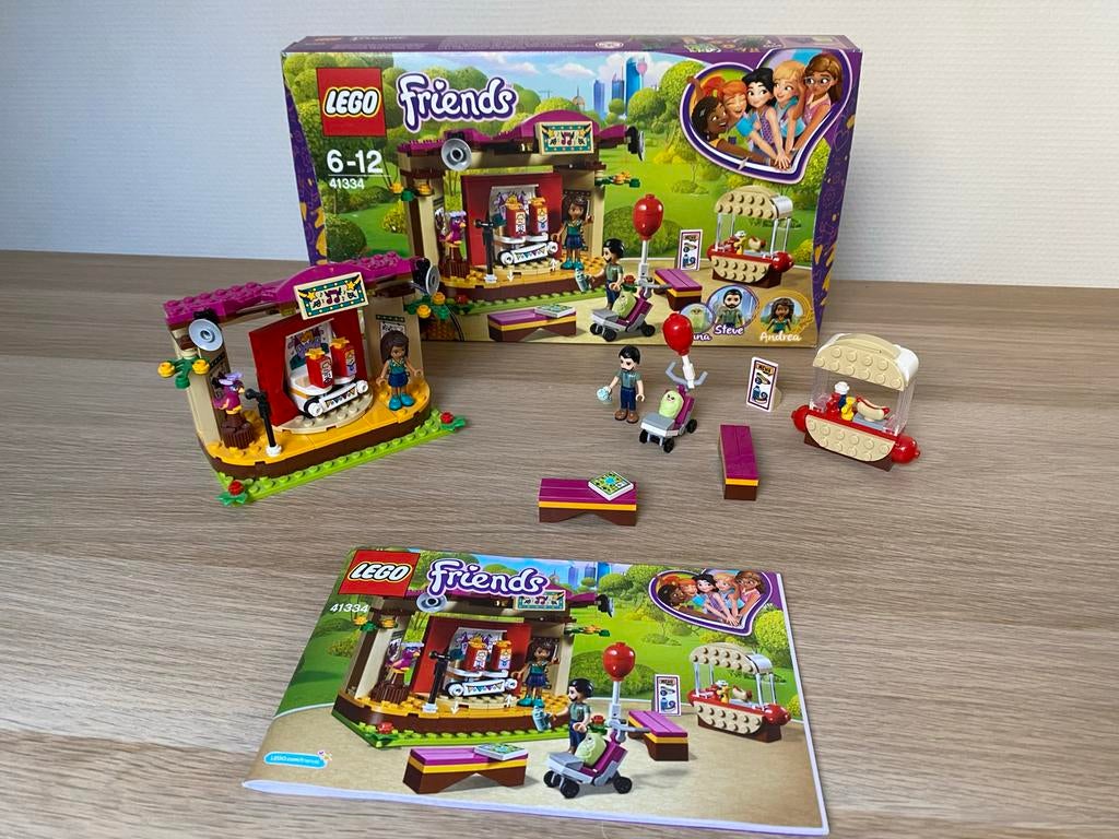 Lego Friends 41334 Andrea's Podium, Gebruikt, Lego, Friends, Ophalen of Verzenden