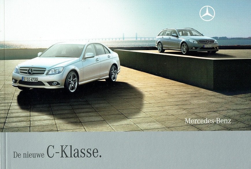 Folder Mercedes-Benz C-klasse Limousine & Estate (2007), Verzenden, Gelezen, Mercedes