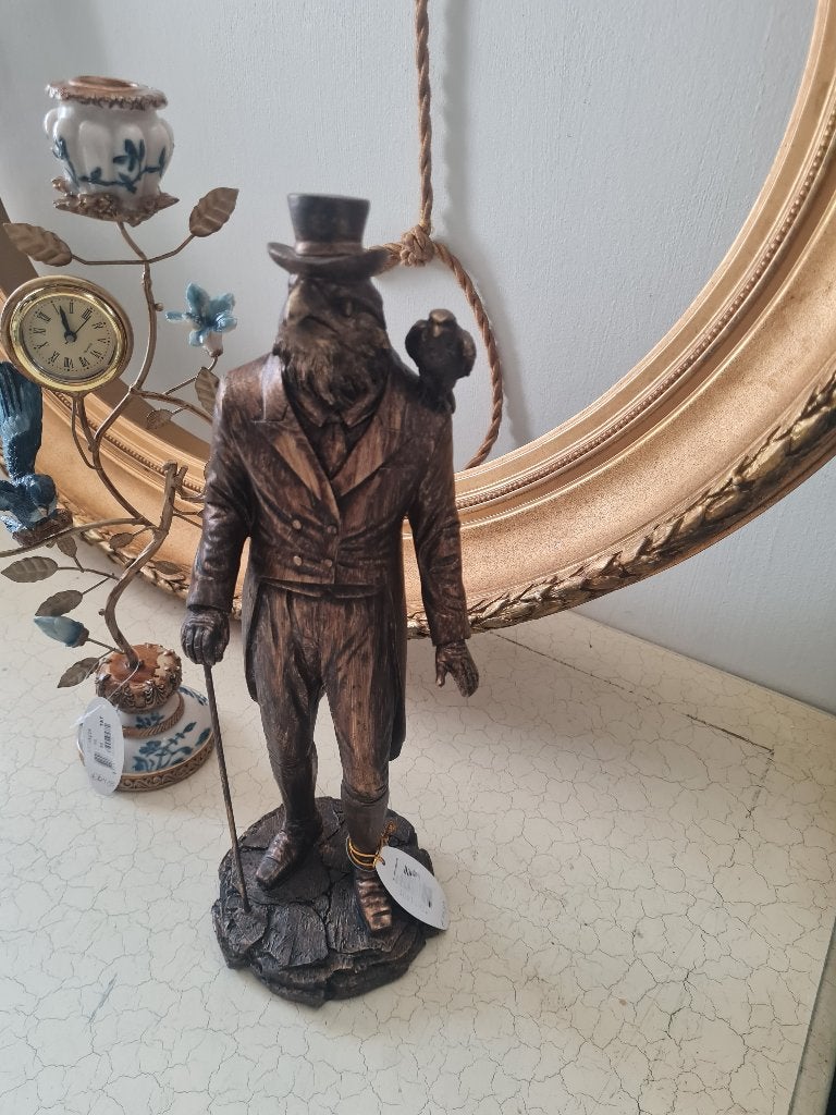 Brons look beeld havik merk House of Baroque foto 1 t/m 6, Ophalen of Verzenden
