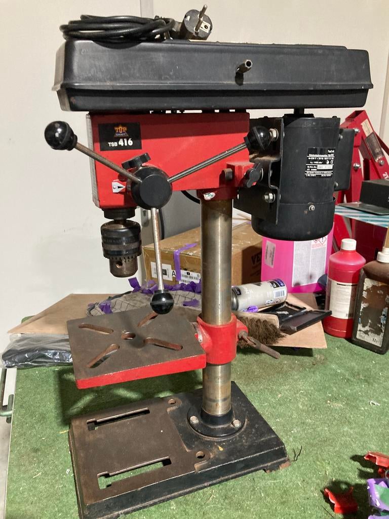 Kolomboor tafelmodel 16mm boorkop, Ophalen, Zo goed als nieuw, Kolomboormachine