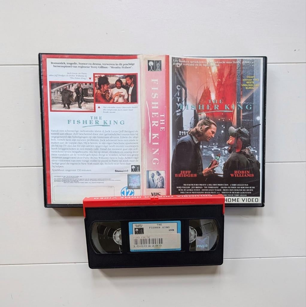 The Fisher King (1991) VHS Videoband, Ex Rental, Cd's en Dvd's, Ophalen of Verzenden, Zo goed als nieuw