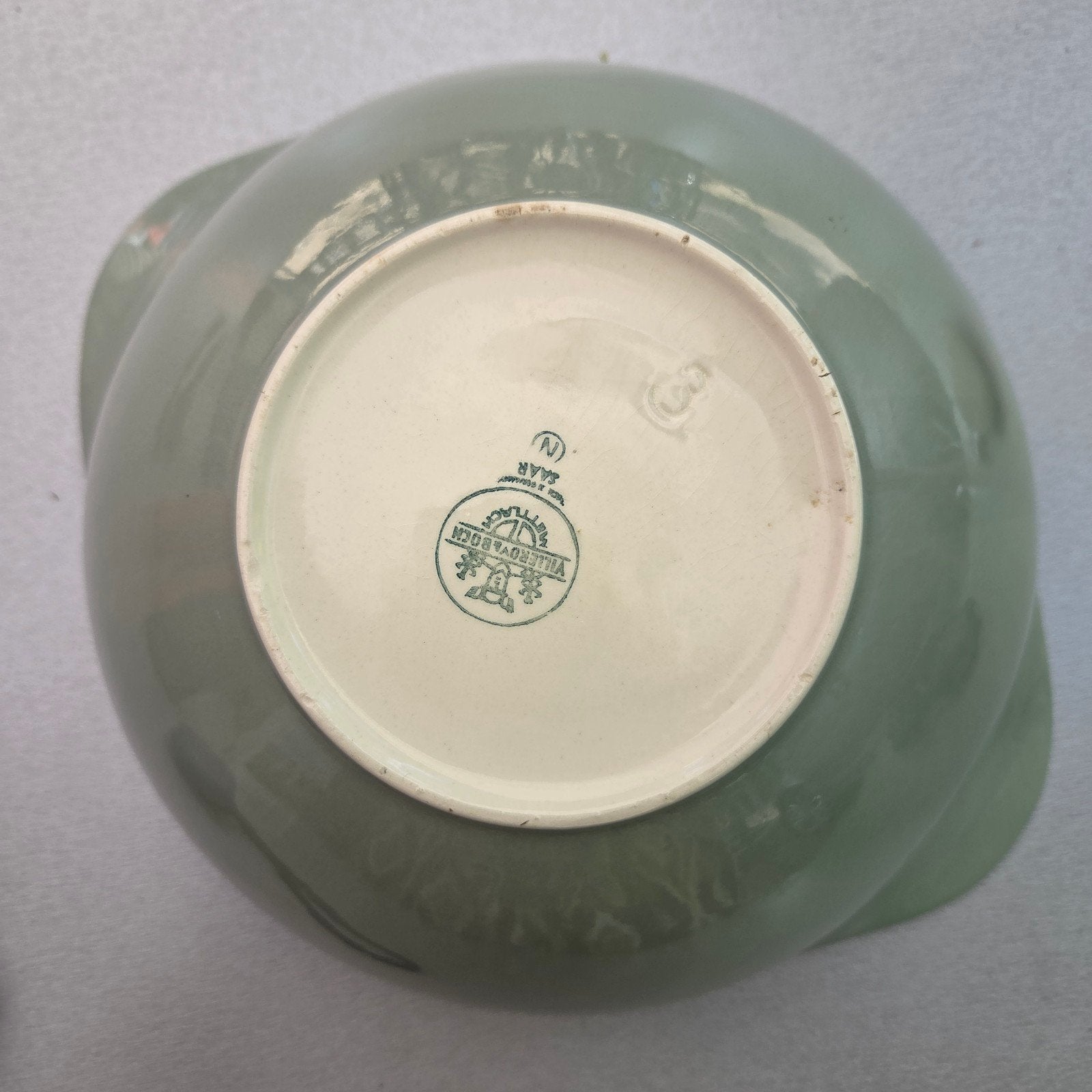 Villeroy en boch pastel groen servies paris Saar tijdperk, Ophalen of Verzenden