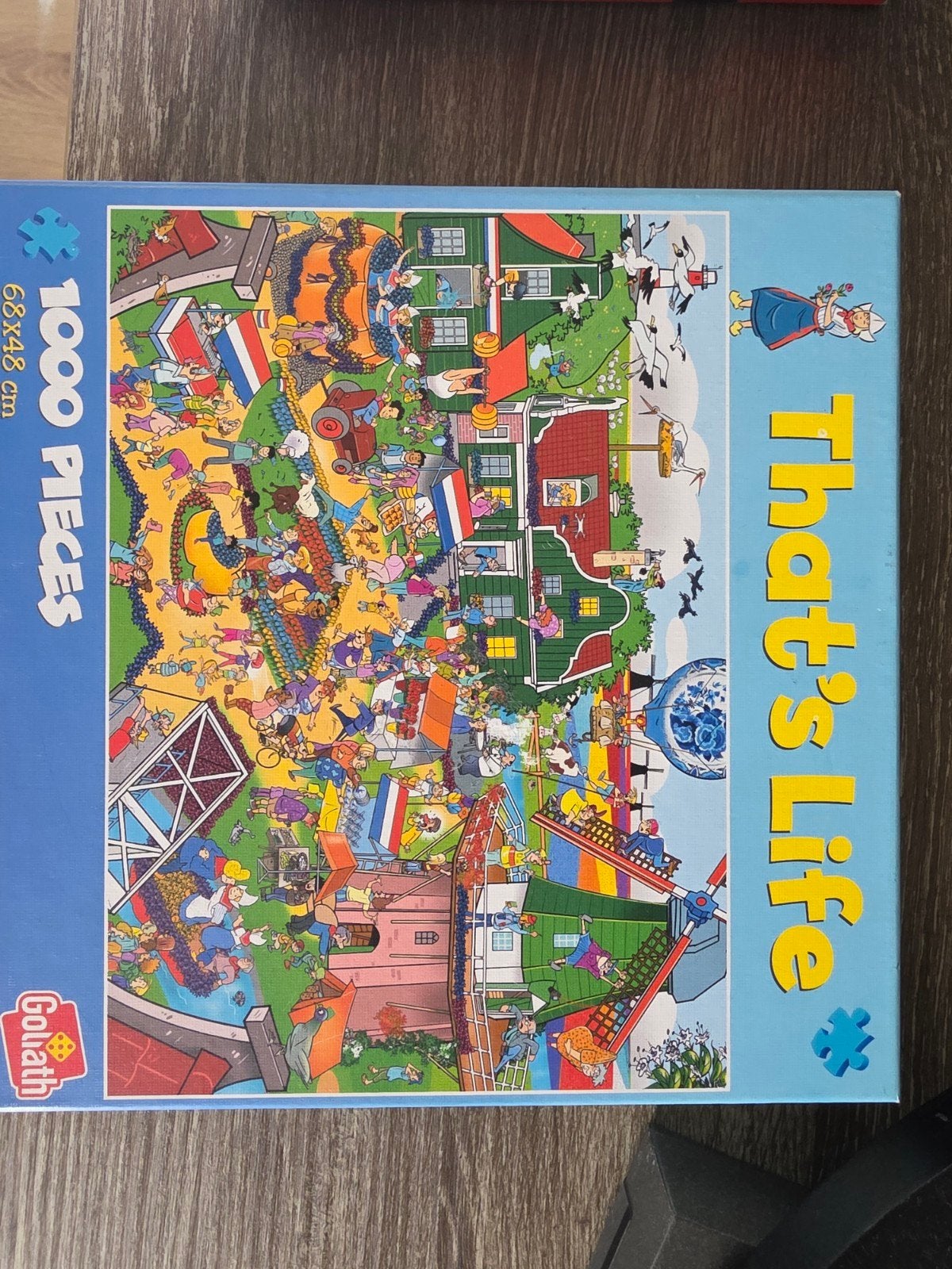 Goliath That's Life Puzzel 1000 Stukjes - Holland Thema, Ophalen, 500 t/m 1500 stukjes, Gebruikt, Legpuzzel