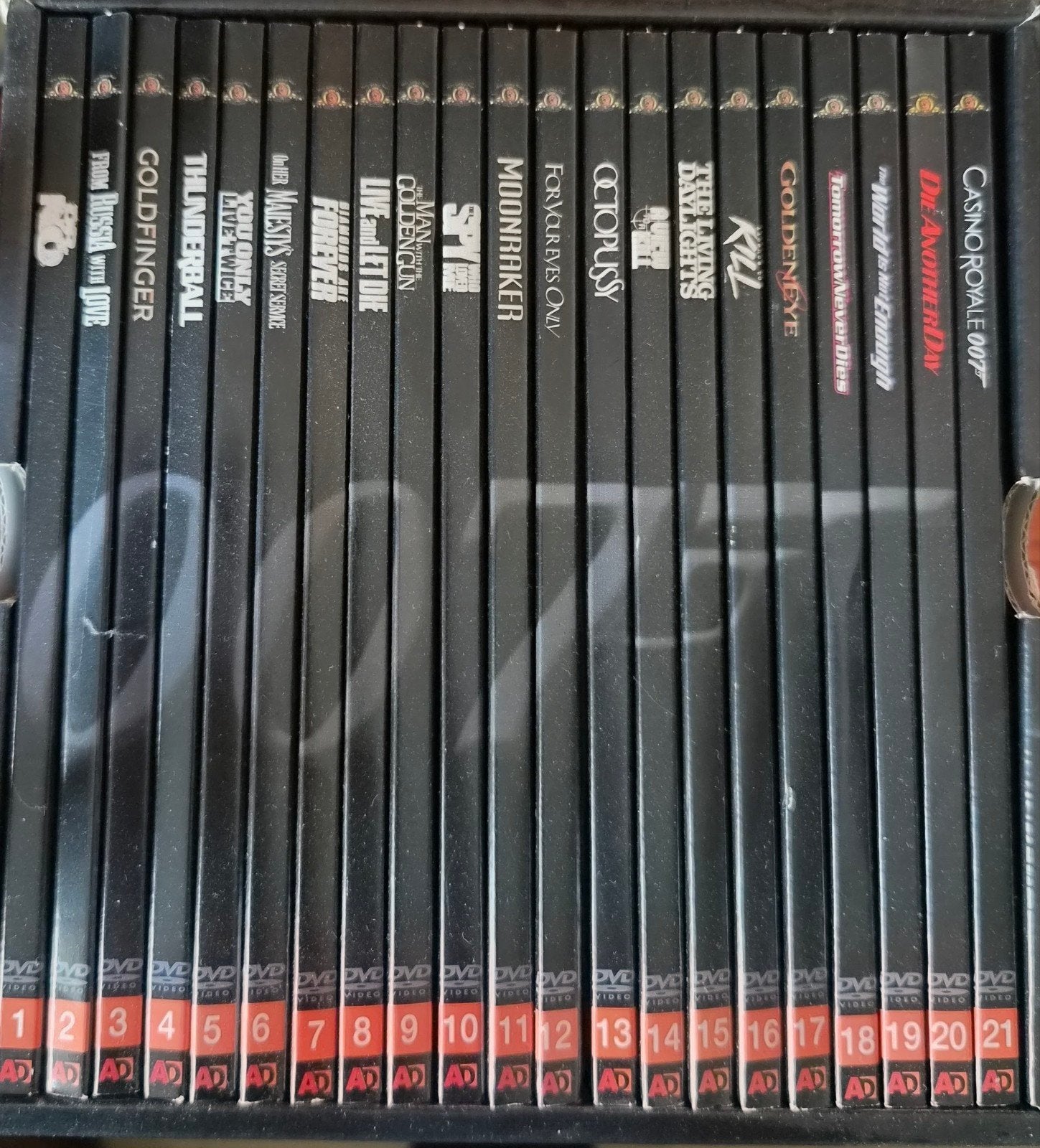James Bond DVD Collectie - 21 films, Ophalen, Nederlands, Actie, Vanaf 12 jaar