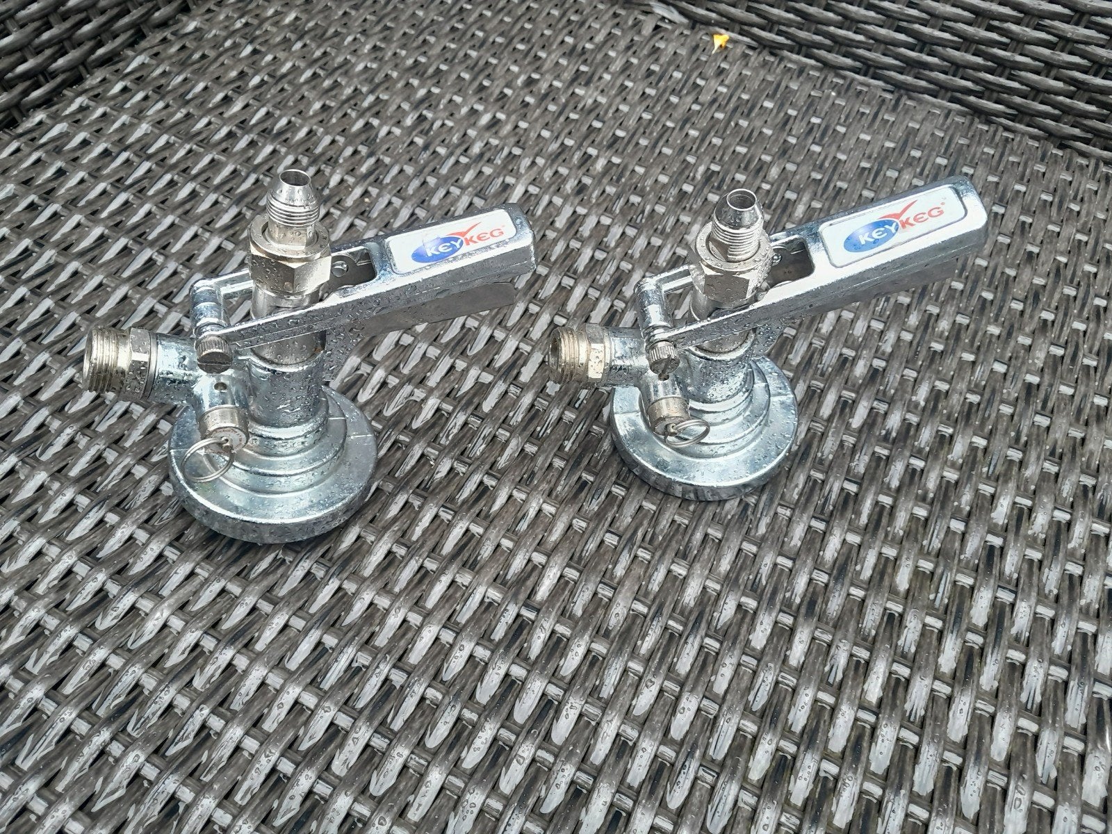 2 stuks Keykeg bierfust koppelingen bier fust aansluiting., Ophalen of Verzenden, Gebruikt, Overige merken