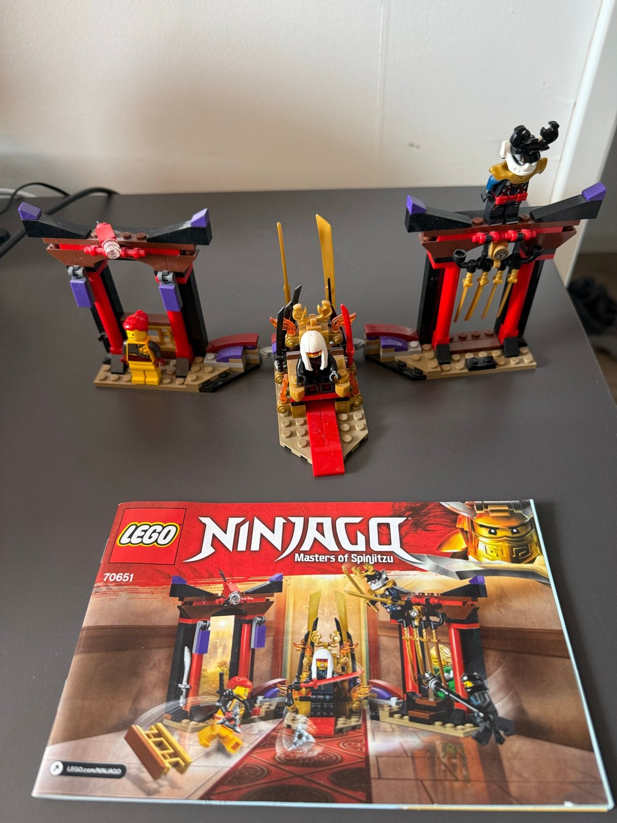 LEGO Ninjago 70651 Troonzaal Duel, Ophalen of Verzenden, Gebruikt, Overige merken