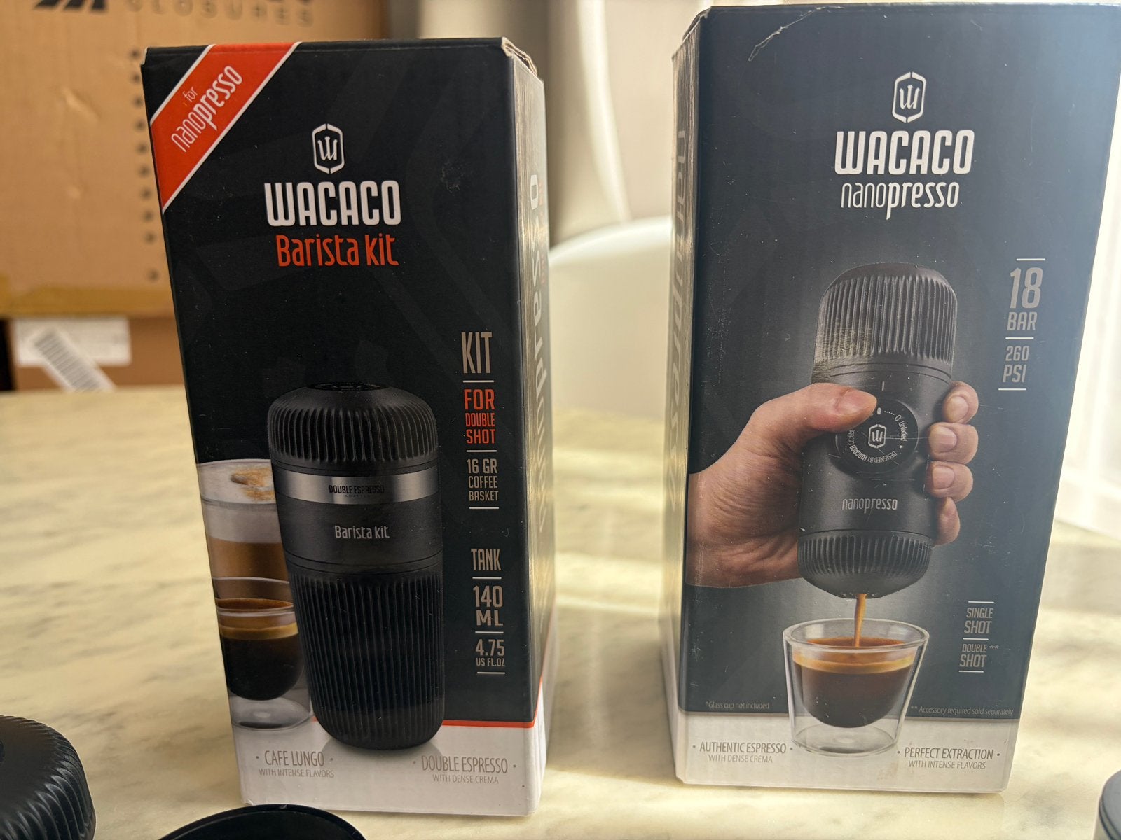 Wacaco Nanopresso + Barista Kit, Ophalen of Verzenden, Gebruikt