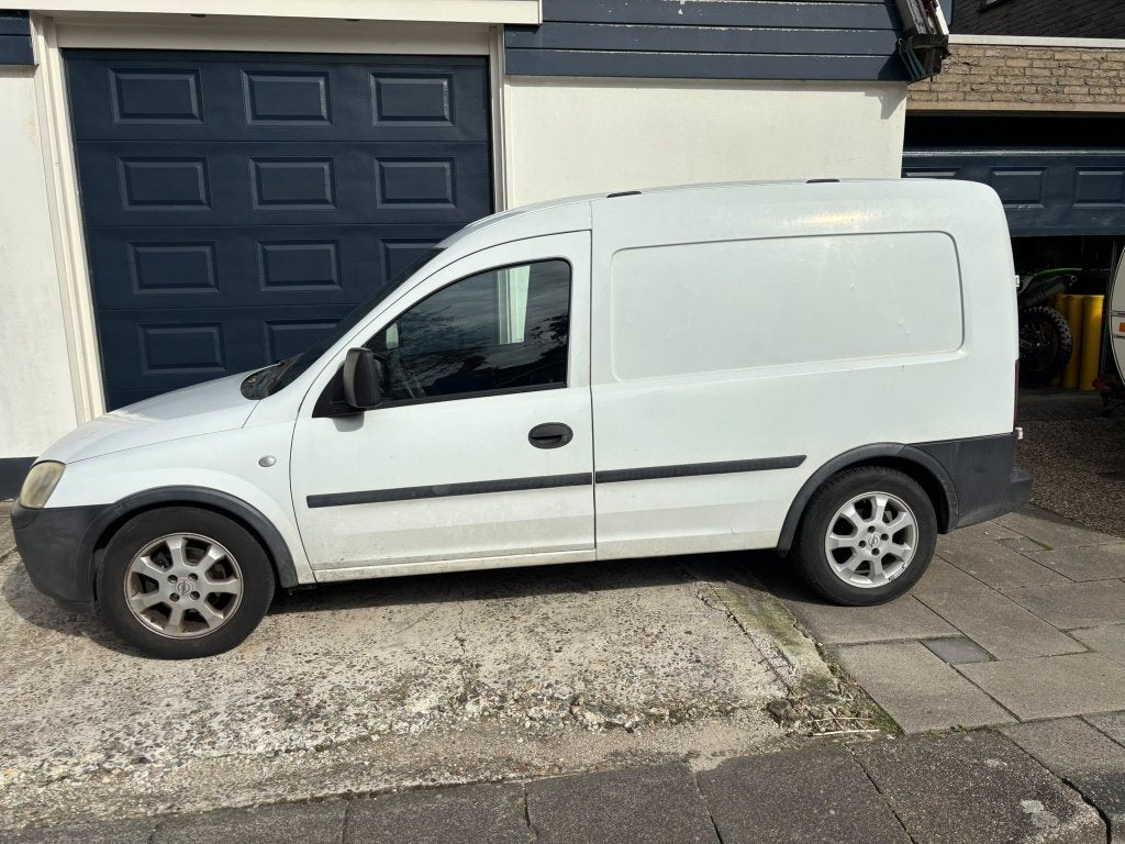 Opel Combo V16, 1.4 benzine, bouwjaar 2006, wit, Auto's, Stof, Wit, Grijs, 1000 kg