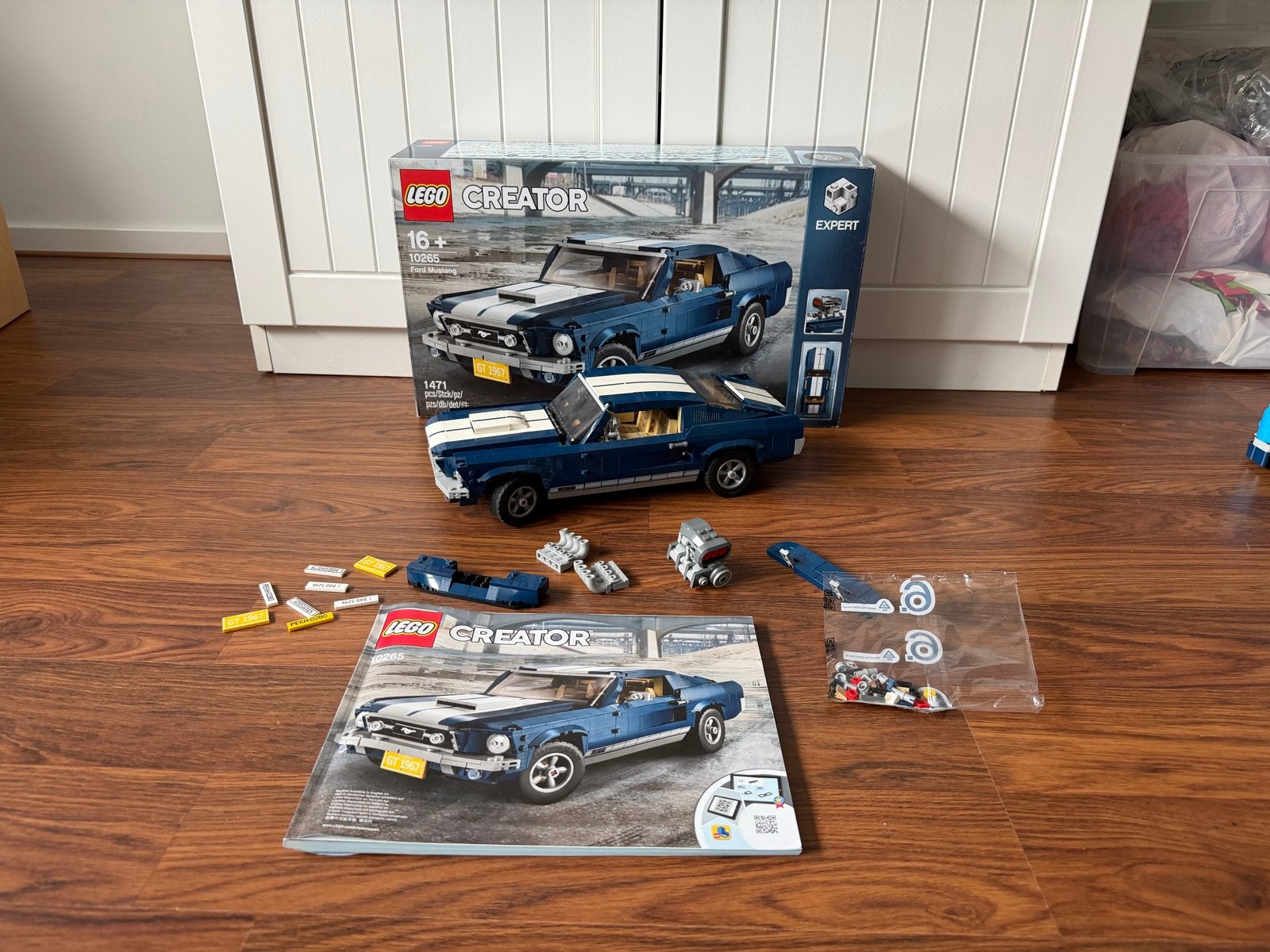 Lego Creator Expert Ford Mustang 10265, Lego, Ophalen of Verzenden, Zo goed als nieuw, Compleet