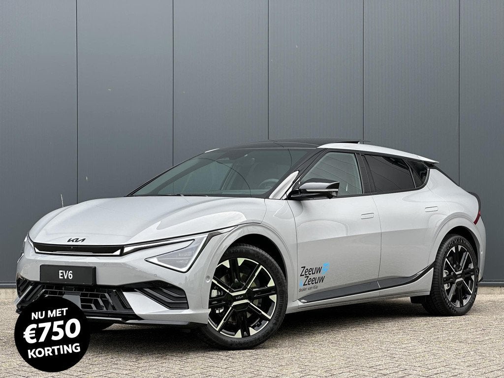 Kia EV6 GT-Line 84 kWh | Demo | Direct leverbaar | Garantie, Auto's, Automaat, Achterwielaandrijving, 1960 kg, Origineel Nederlands
