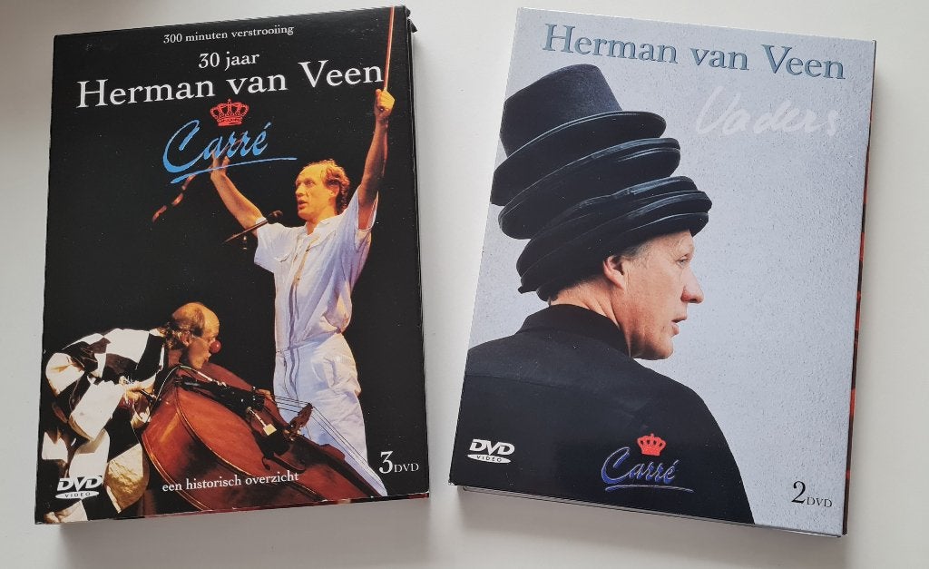 Herman van Veen dvd boxen, Alle leeftijden, Ophalen of Verzenden, Zo goed als nieuw