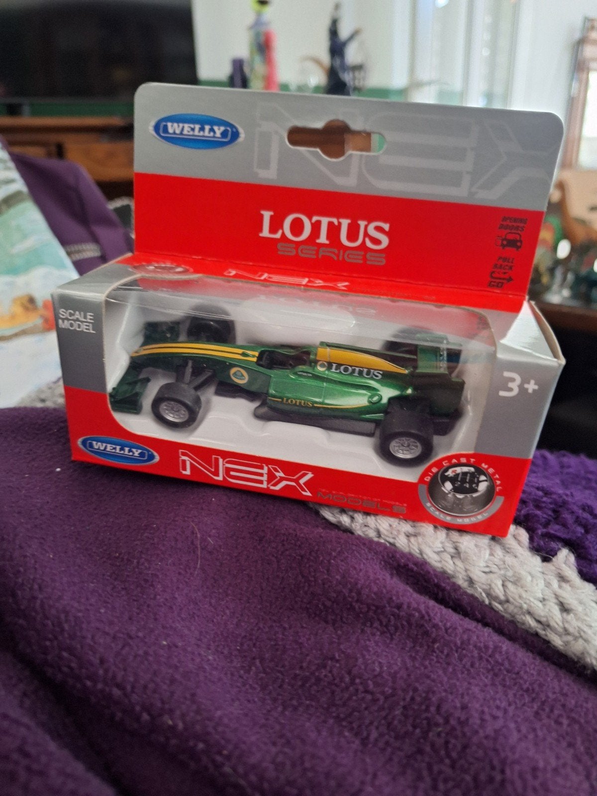 welly lotus series t125, Ophalen of Verzenden, Zo goed als nieuw, Auto, Welly