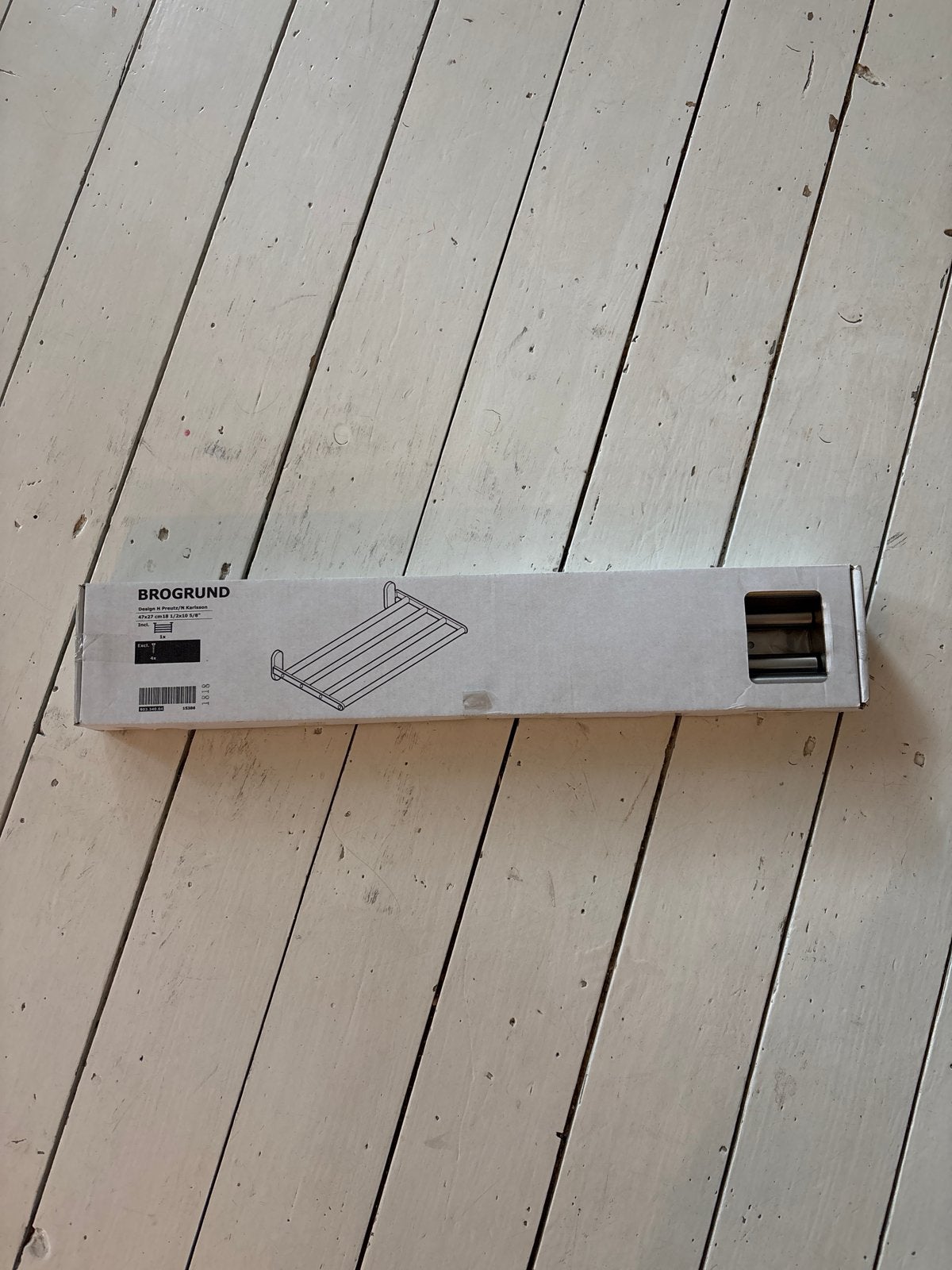 IKEA BROGRUND Handdoekenrek - Nieuw in doos, Huis en Inrichting, Badkamer | Badtextiel en Accessoires, Nieuw, Handdoekenrek, Overige kleuren