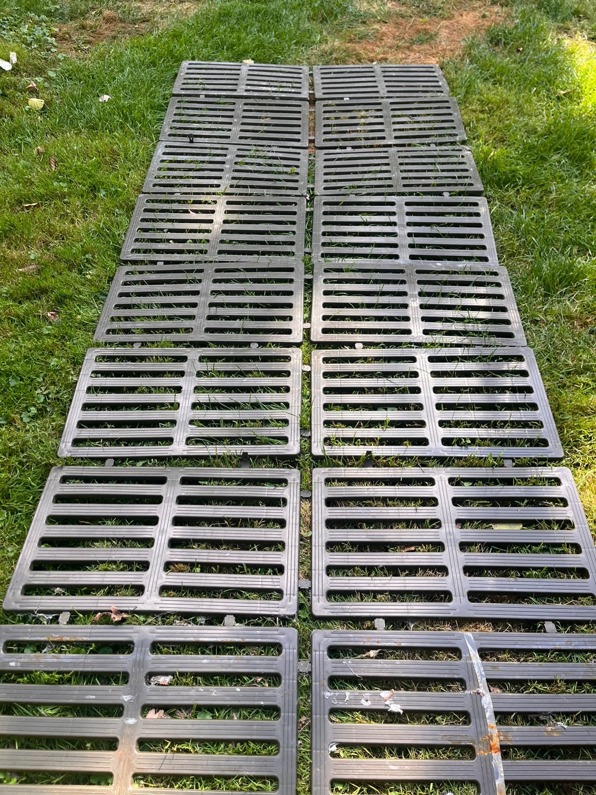 Opvouwbare plastice vlonders; ophalen in Aalsmeer, Ophalen, Gebruikt, Kunststof