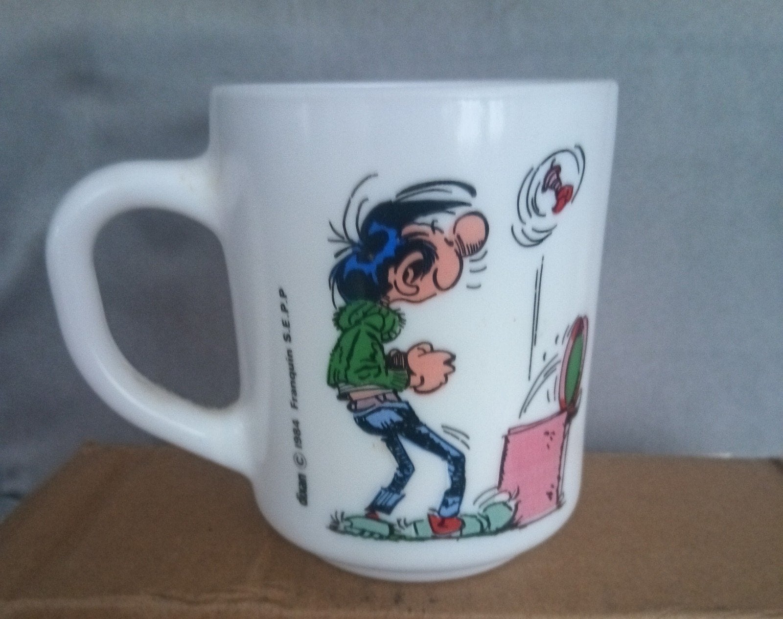 Guust Flater: 2 x koffie bekers., Verzamelen, Ophalen of Verzenden, Nieuw, Porselein, Kop en/of schotel