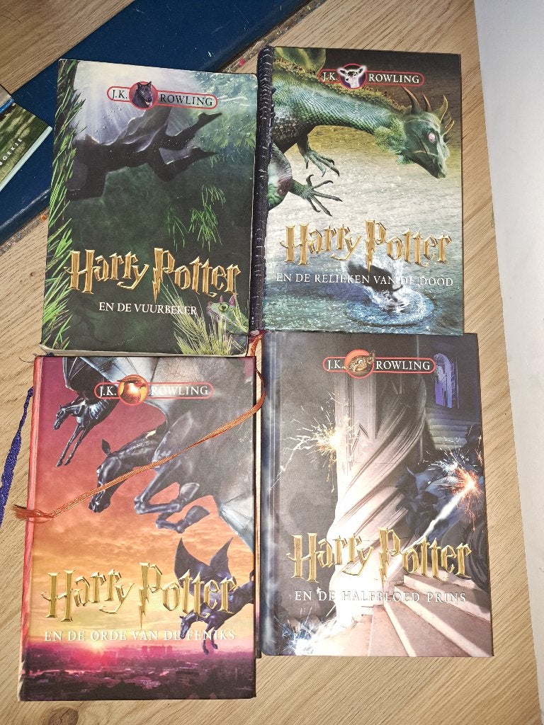 Harry potter boeken, Ophalen of Verzenden, Gebruikt, Boek of Poster