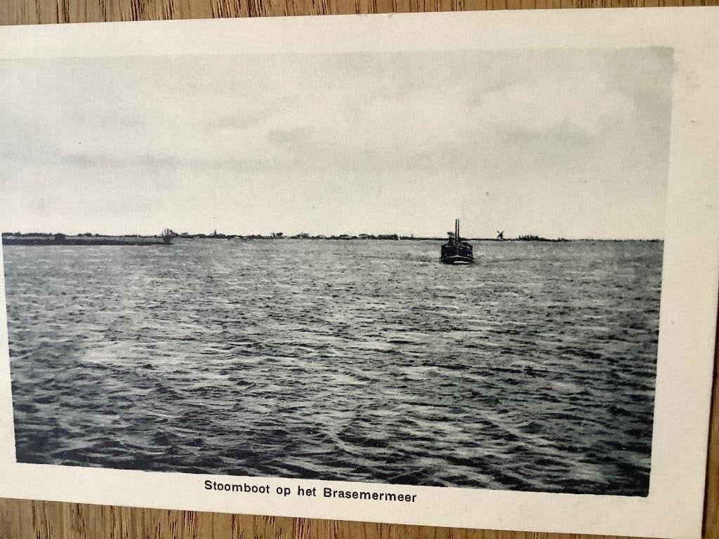 Kaag en Brasem, stoomboot op het Brasemermeer, Ophalen of Verzenden, Voor 1920, Zuid-Holland