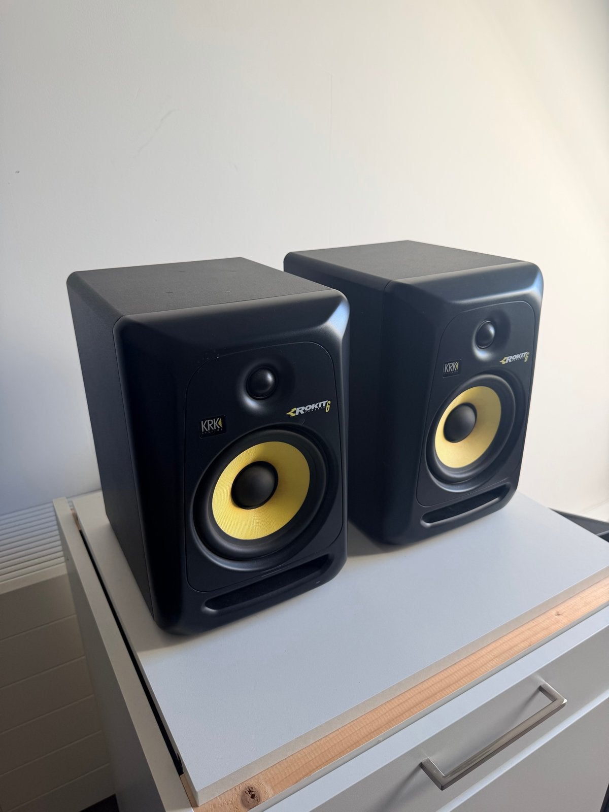 KRK Rokit 6 actieve studiomonitoren (set), Audio, Tv en Foto, Ophalen of Verzenden, Zo goed als nieuw, Studiomonitor, KRK