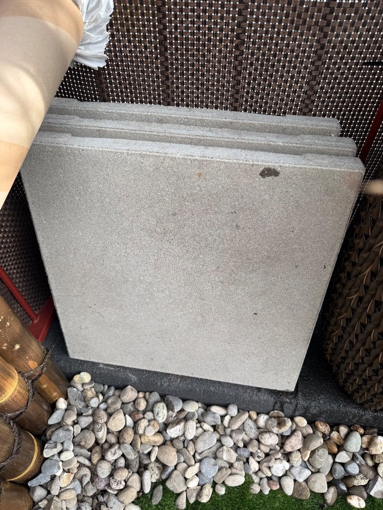 Tuintegels 50x50, Tuin en Terras, Ophalen, Gebruikt, Beton, Terrastegels