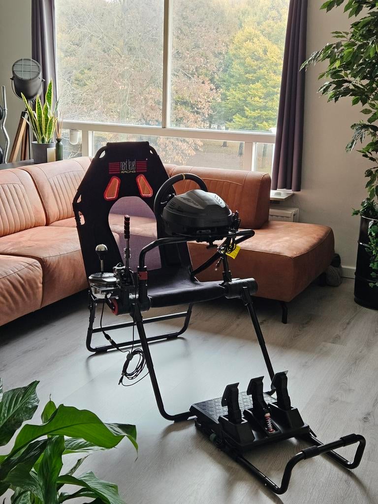Complete Thrustmaster Race Set - Race simulator, Ophalen, Zo goed als nieuw, Playseat of Racestoel, PlayStation 5