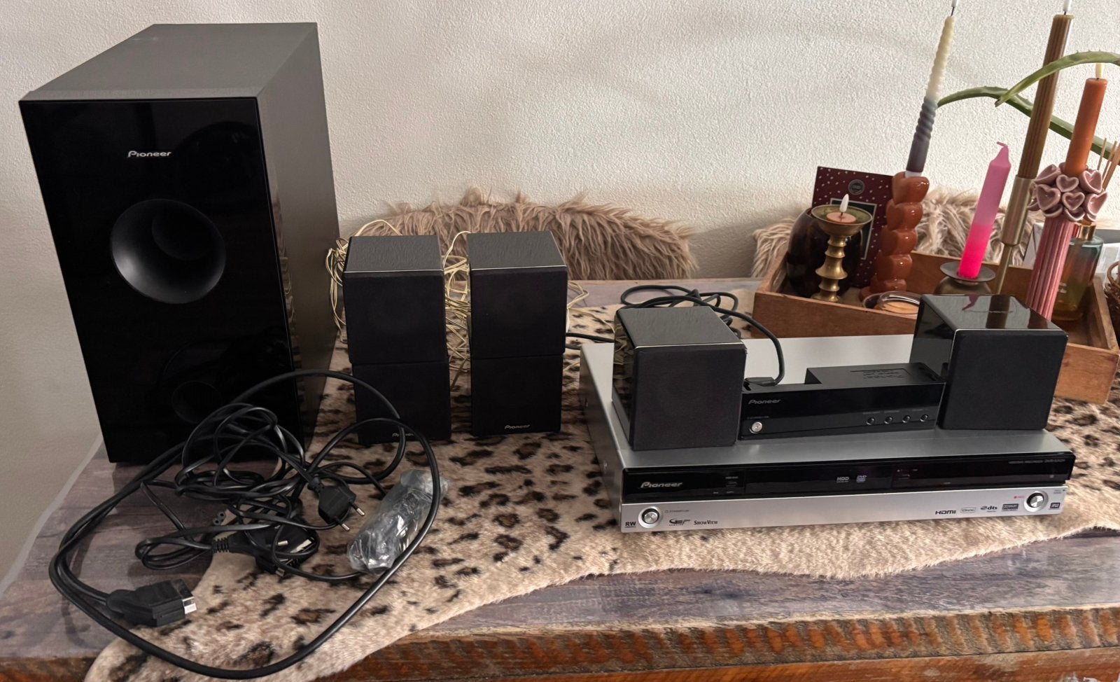 Pioneer set met DVD, Ophalen of Verzenden, Zo goed als nieuw, Pioneer, 5.1-systeem