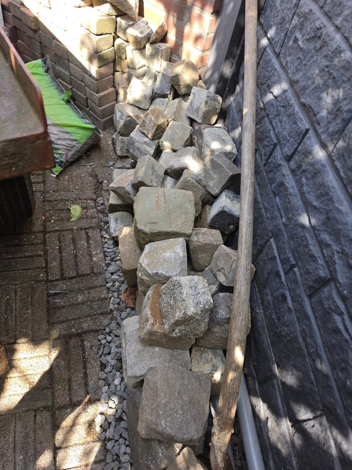 Gebruikte klinkers - Natuursteen, Tuin en Terras, Ophalen, Gebruikt, Klinkers, Natuursteen