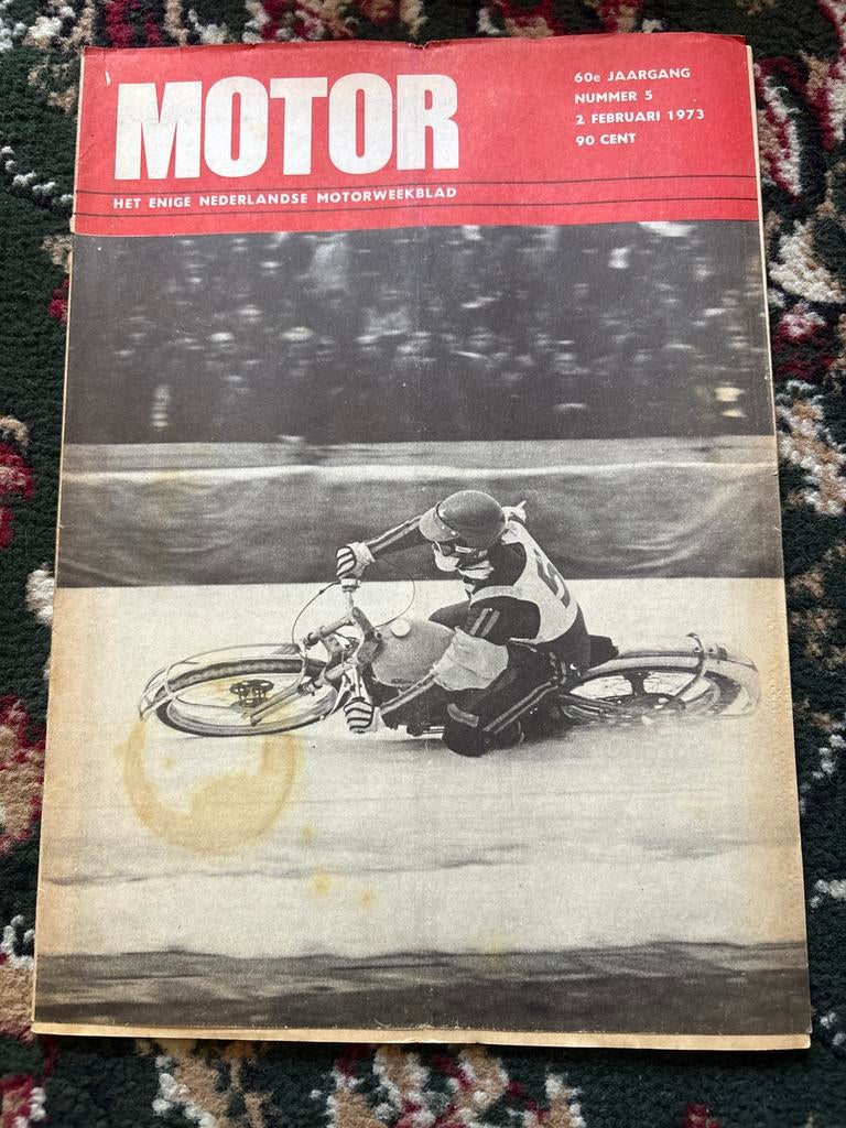 Motor Weekblad - 2 Februari 1973 - Speedway, Boeken, Ophalen of Verzenden, Gelezen, Overige typen
