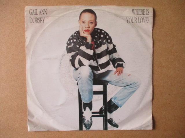 s1655 gail ann dorsey - where is your love, Cd's en Dvd's, Vinyl Singles, Ophalen, Gebruikt, Overige genres, 7 inch