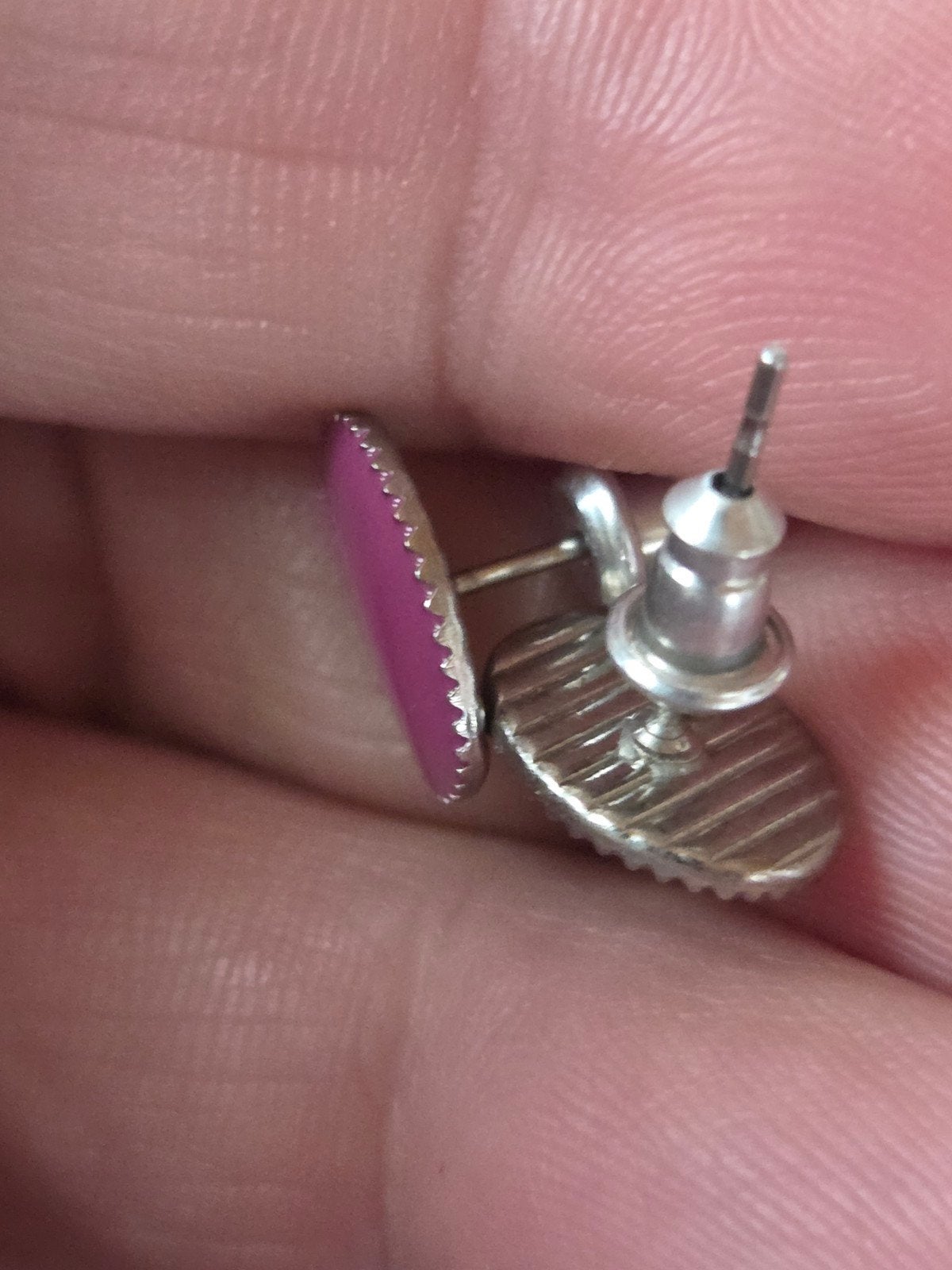 Nieuwe roze oorbellen - knopjes, Overige materialen, Nieuw, Ophalen of Verzenden, Roze