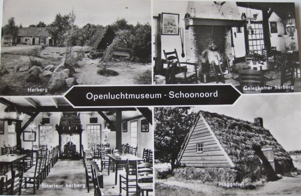 Schoonoord - openluchtmuseum de zeven marken  -  Drenthe, Ophalen of Verzenden, 1960 tot 1980, Ongelopen, Drenthe