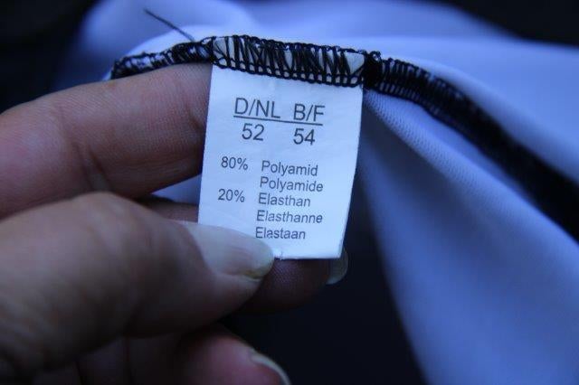 Zwemjurk zwart/ wit/ rood mt 52 Vaste prijs, Kleding | Dames, Badmode en Zwemkleding, Verzenden, Zo goed als nieuw, Rood, Badpak