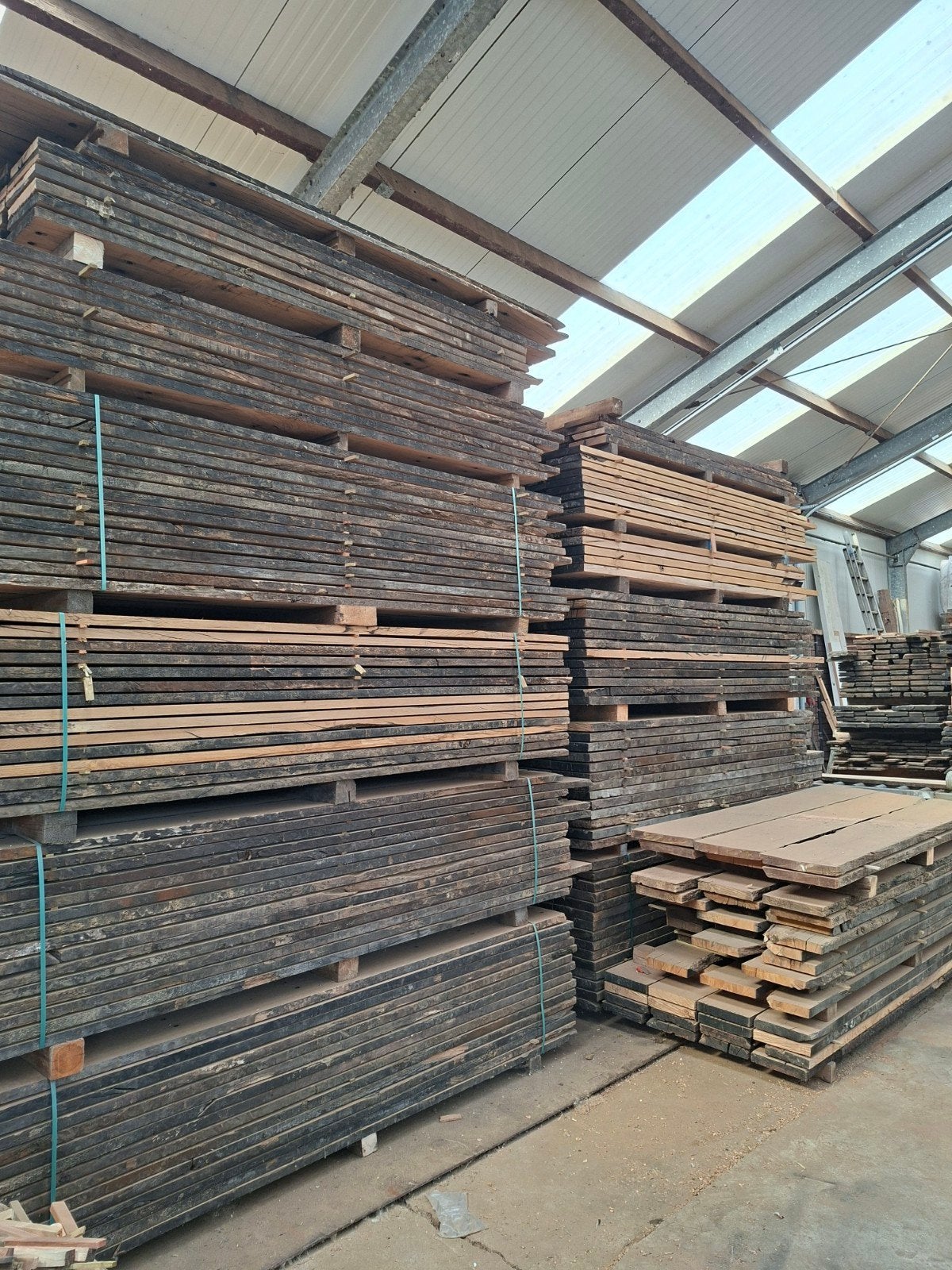 Spoorwegplanken | eiken planken | wagonplanken, 25 tot 50 mm, Eiken, Ophalen of Verzenden, Zo goed als nieuw